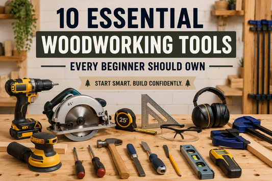 10 Essential Woodworking Tools Every Beginner Should Own
