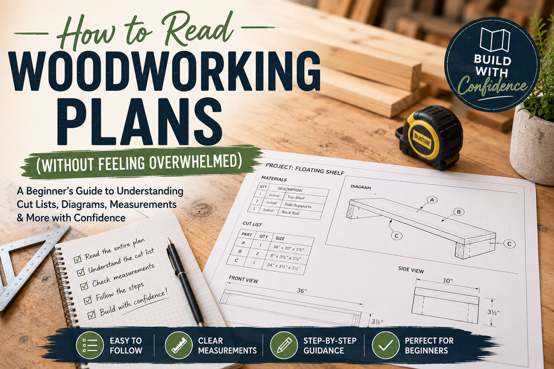 How to Read Woodworking Plans (Without Feeling Overwhelmed)