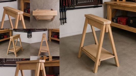 Free DIY Sawhorse Plans for Beginners