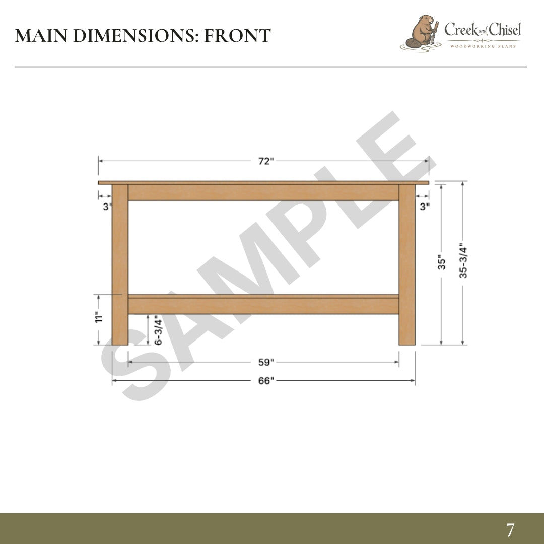 First Workbench Plans
