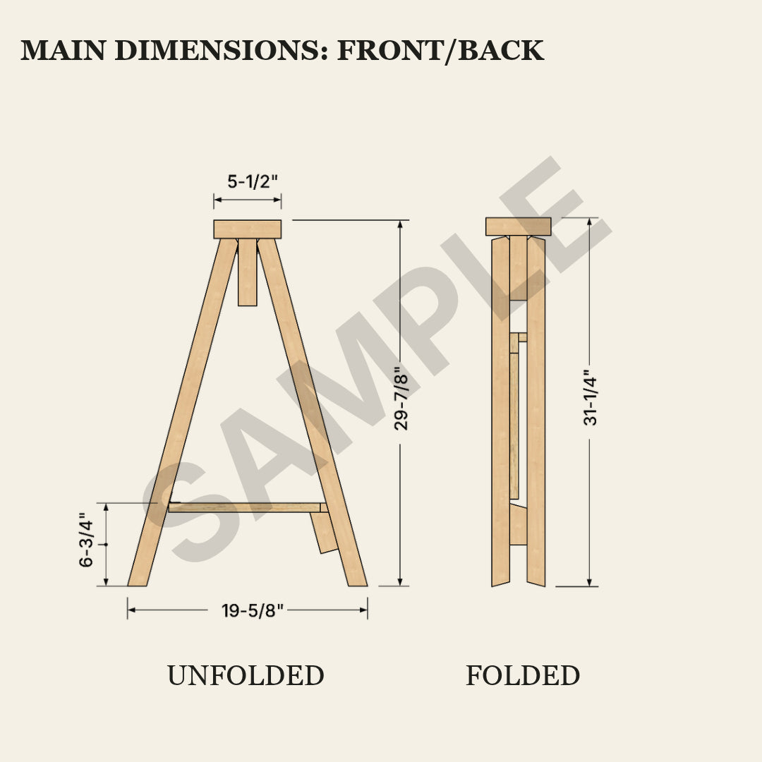 Sawhorse Plans