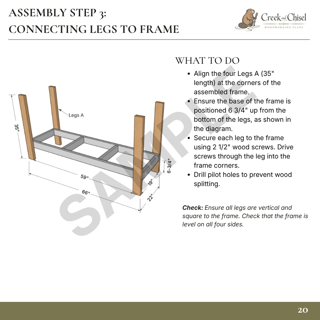 First Workbench Plans