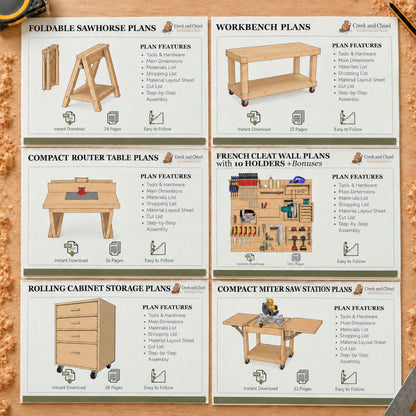 First-Time Shop Builder Bundle (6 Plans)
