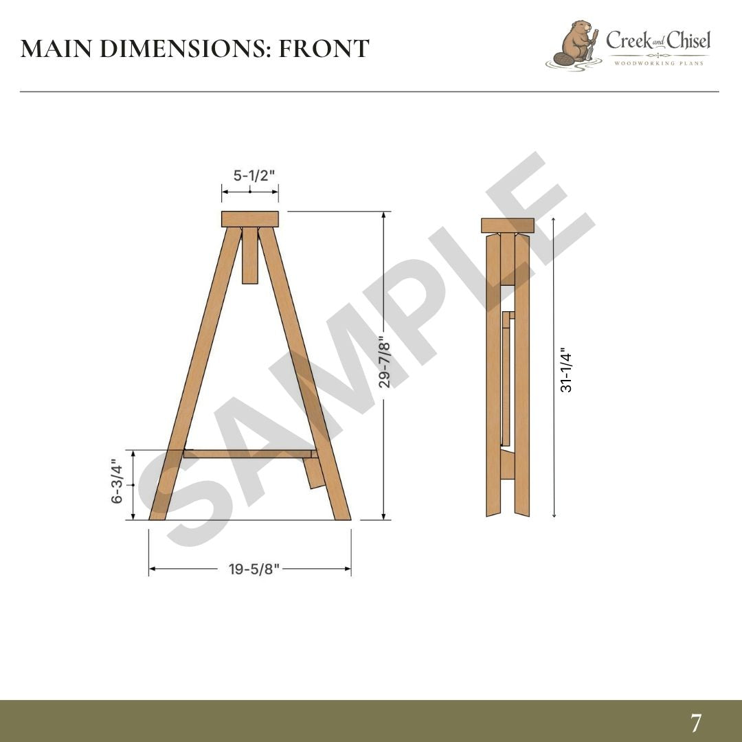 Sawhorse Plans