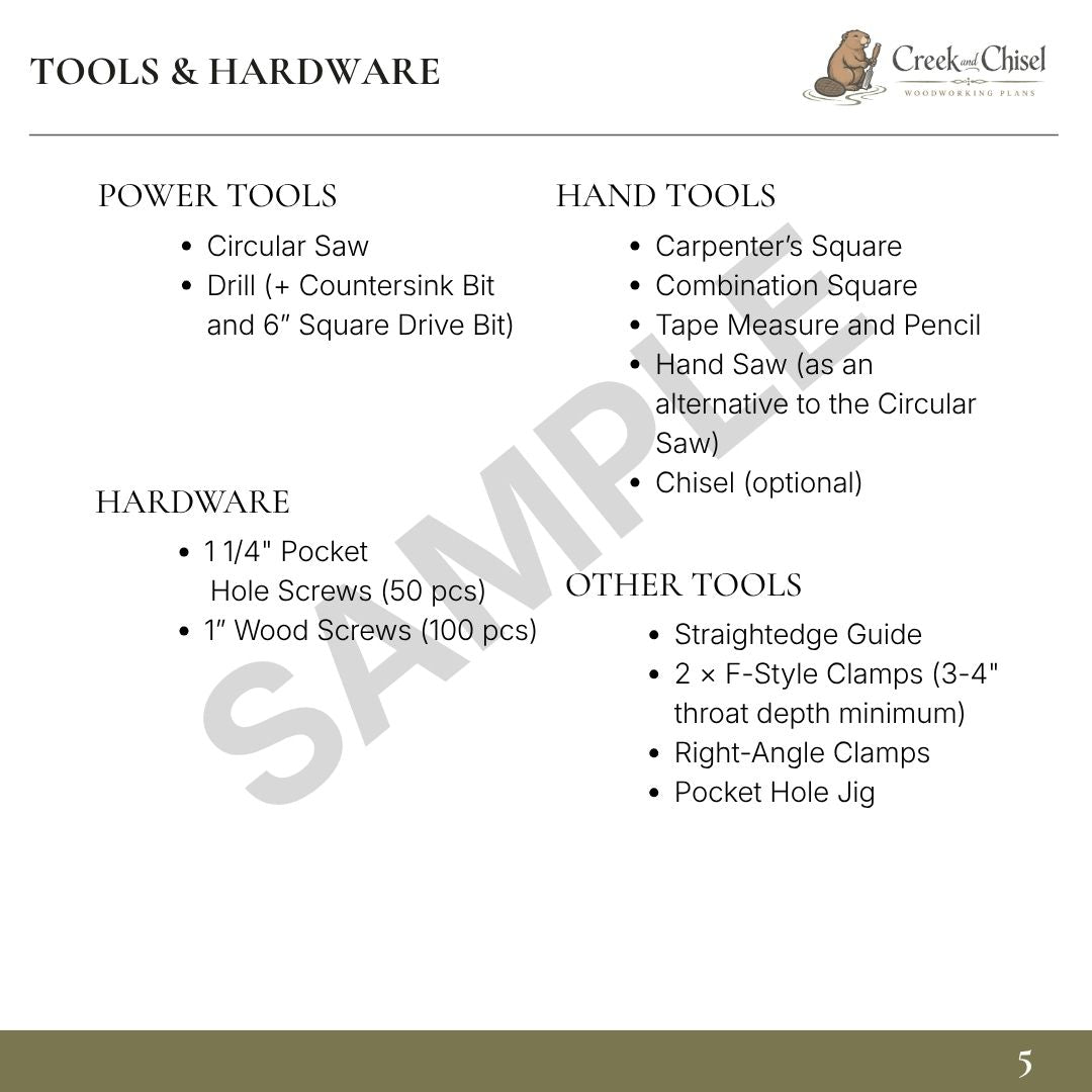Rolling Storage Cabinet Plans