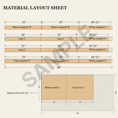 Compact Miter Saw Station Plans