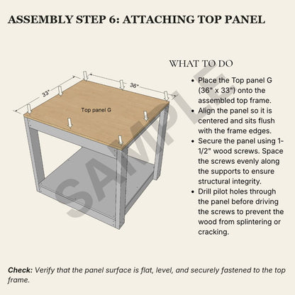 Compact Miter Saw Station Plans