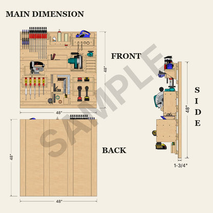 French Cleat Wall System Plans