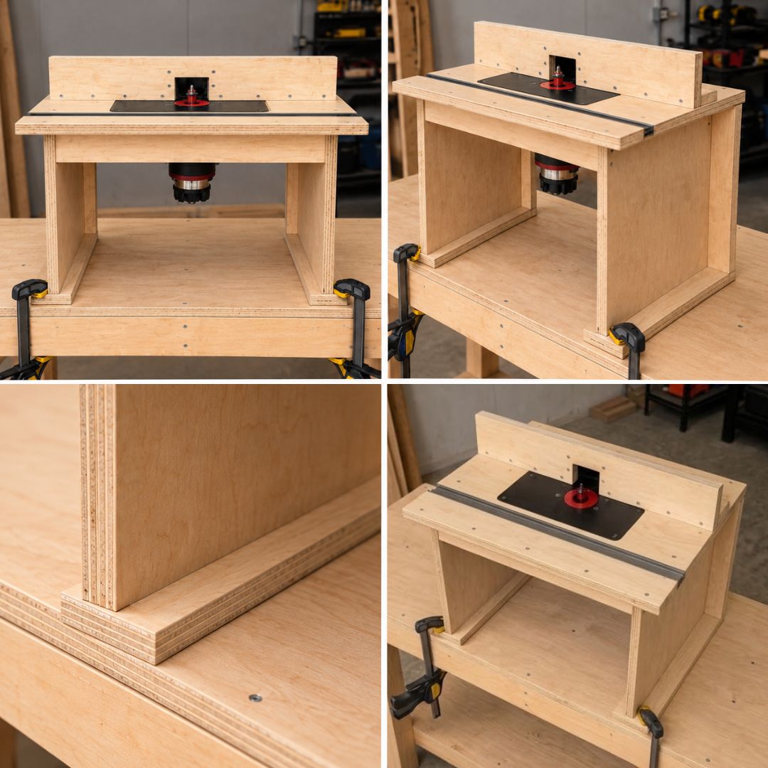 Compact Router Table Plans