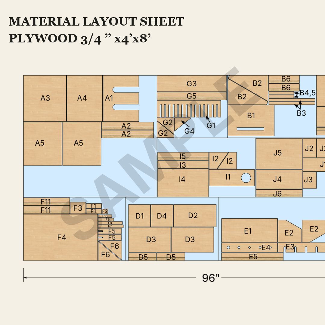 French Cleat Wall System Plans