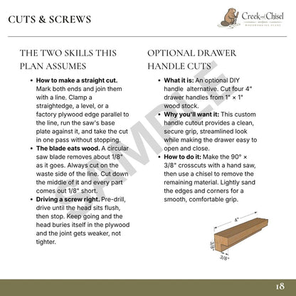 Rolling Storage Cabinet Plans