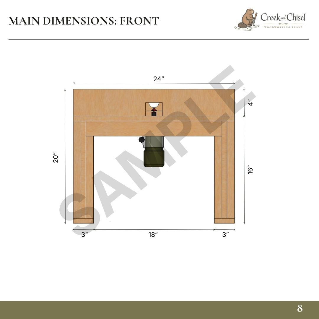 Compact Router Table Plans