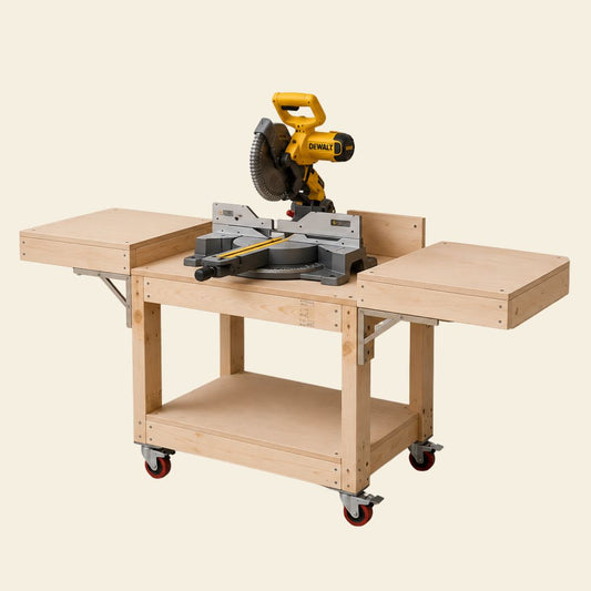 Compact Miter Saw Station Plan