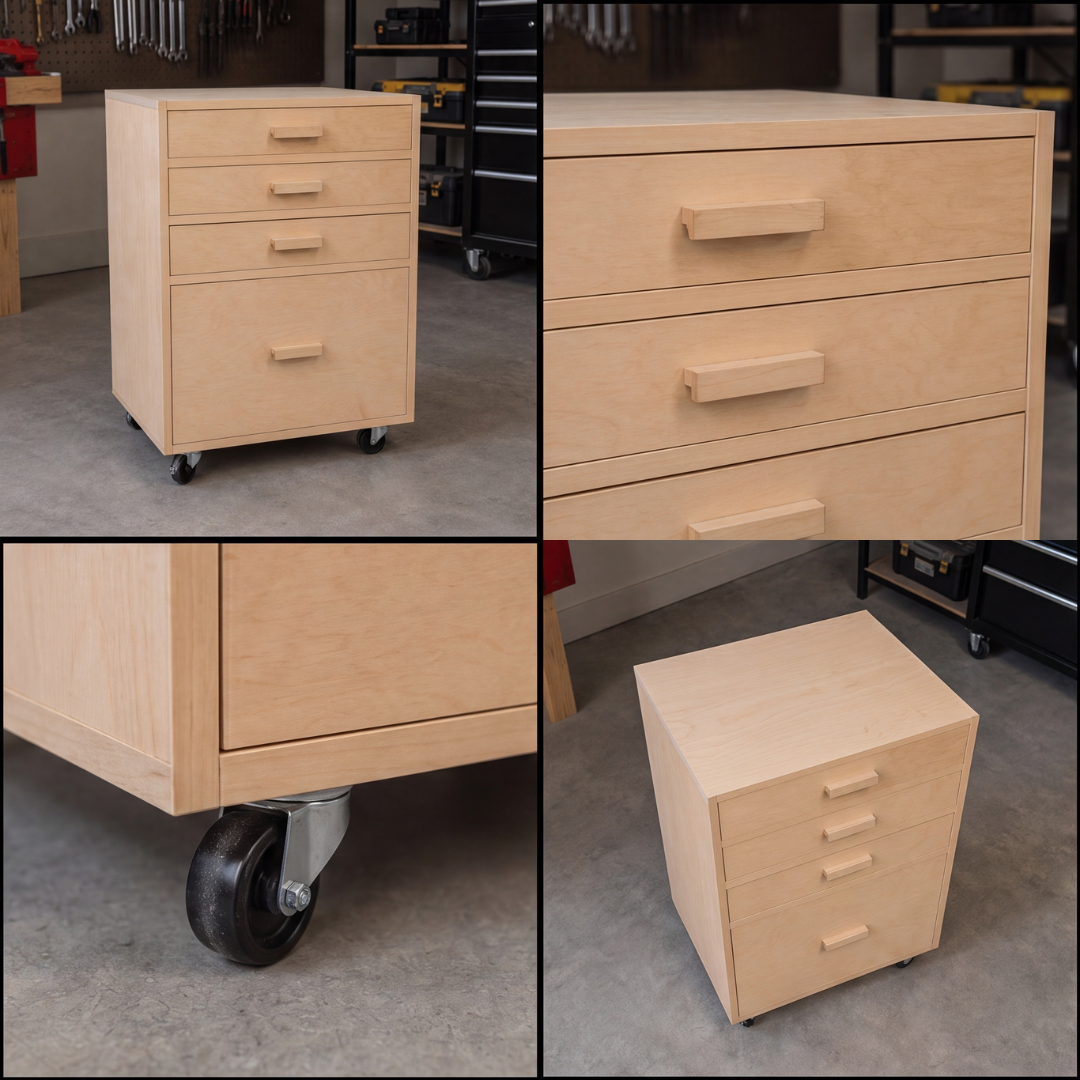 Rolling Storage Cabinet Plans