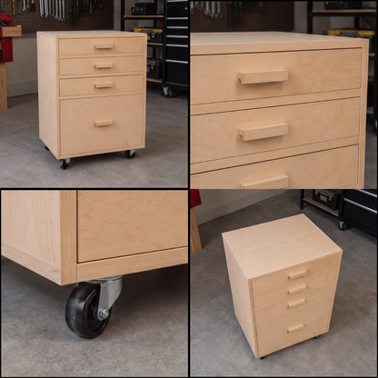 Rolling Storage Cabinet Plans