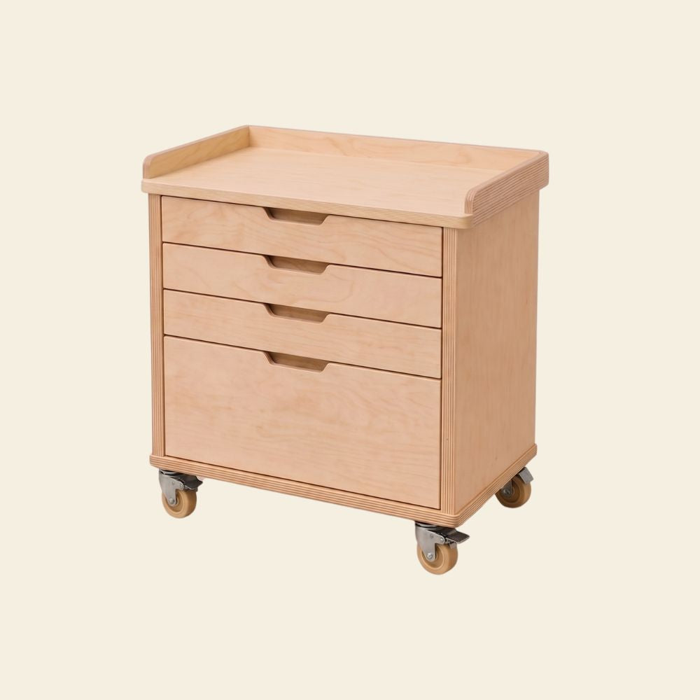 Rolling Cabinet Storage Plan