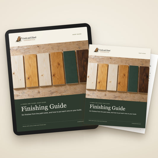 Finishing Guide cover on a tablet and as a printed copy