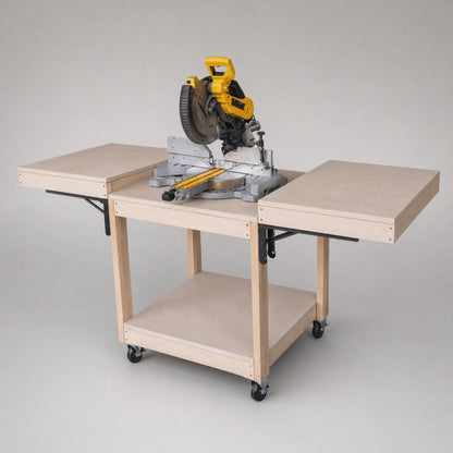 Compact Miter Saw Station Plans